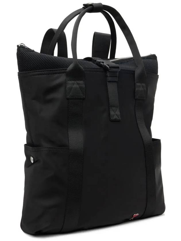 Heart Logo Tote Bag Black - AMI - BALAAN 4