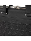 Gancini Embossed Brief Case Black - SALVATORE FERRAGAMO - BALAAN 7