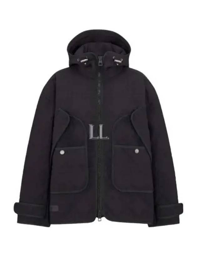 Macrocannage Hooded Anorak Black - DIOR - BALAAN 2