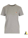 Fox Head Patch Regular Short Sleeve T-Shirt Grey - MAISON KITSUNE - BALAAN 2