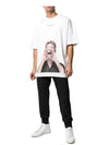 David Bowie Oversized Fit Short Sleeve T-Shirt White - IH NOM UH NIT - BALAAN 5