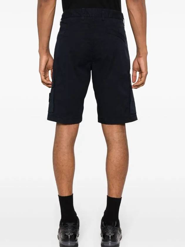 Wappen Cargo Bermuda Shorts Navy - STONE ISLAND - BALAAN 5