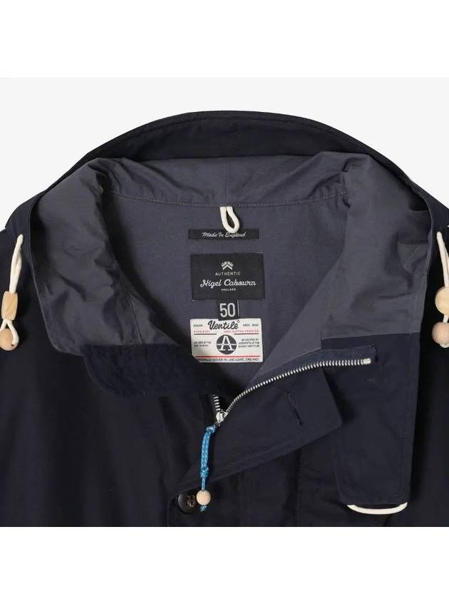 NC AW23 OW 13 BLACK NAVY Cold Weather Parka Men's Jacket - NIGEL CABOURN - BALAAN 3