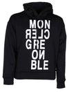 Grenoble Logo Print Hoodie Black - MONCLER - BALAAN 1