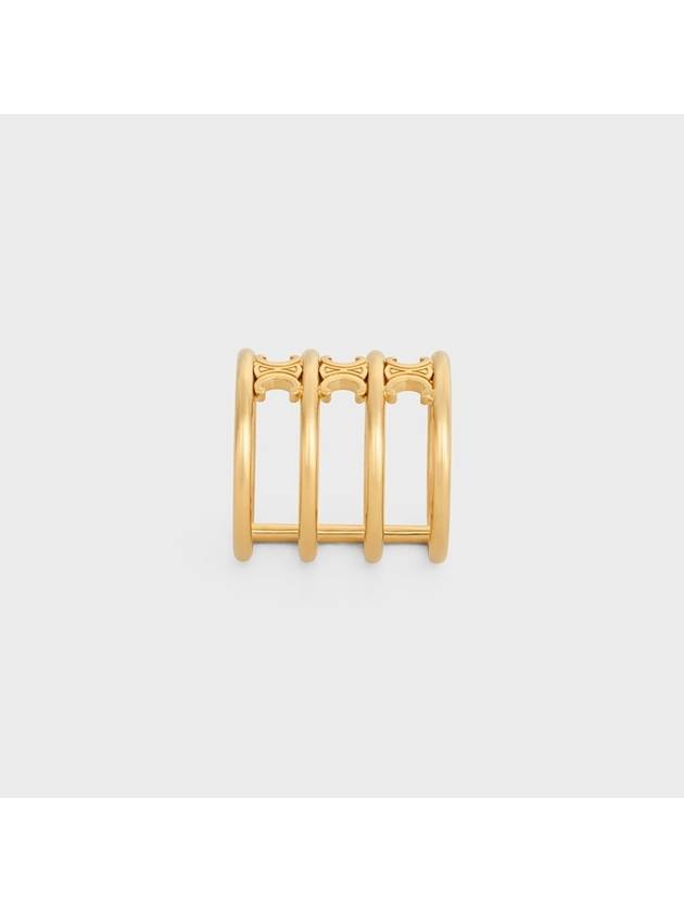 Triope Cage Ring Gold 460YB6BRA 35OR - CELINE - BALAAN 3