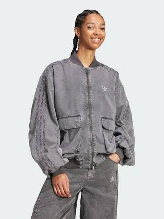 Adylenium Season 2 Washed Bomber Jacket Gender Neutral Women s Original JM9264 693549 - ADIDAS - BALAAN 1