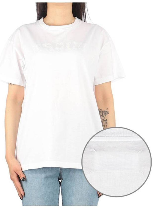 Logo Cotton Jersey Short Sleeve T-Shirt White - MAISON MARGIELA - BALAAN 2