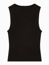 JEANS Women s Black Woven Label Sweater Tank Top J223616 BEH - CALVIN KLEIN - BALAAN 1