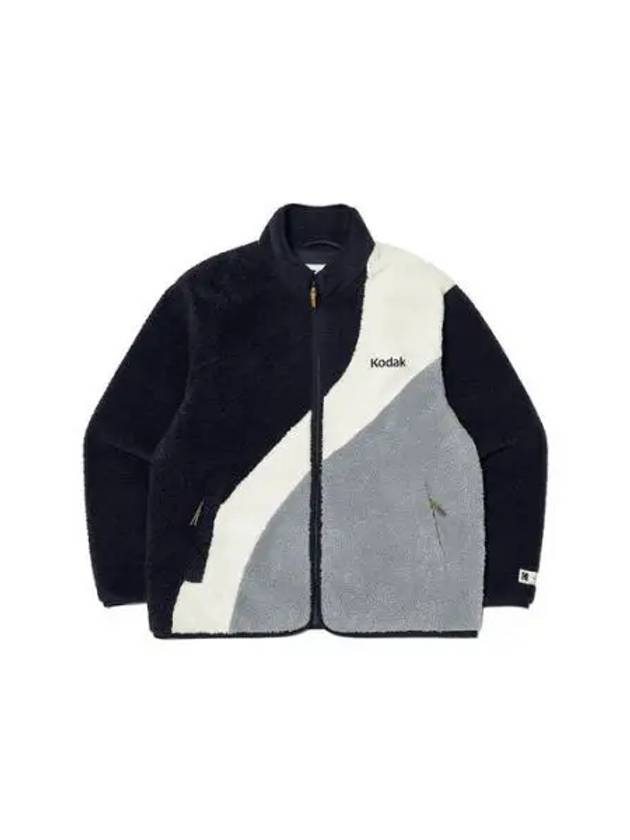 KODAK Apparel Kodachrome Stan Neck Fleece Jacket NAVY - KODO - BALAAN 1