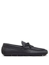 V Logo Signature Driving Shoes Black - VALENTINO - BALAAN 1