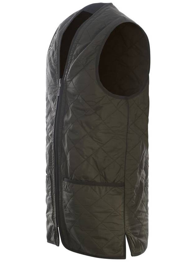 Men's Polar Quilt Zipper Liner Vest Olive - BARBOUR - BALAAN 3