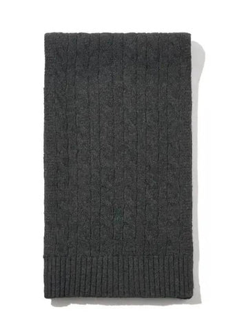 Cable knit wool blend scarf Glaye - POLO RALPH LAUREN - BALAAN 1