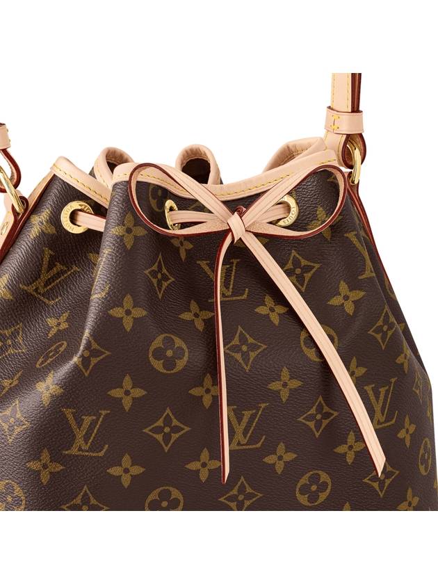 Petit Noe Monogram Bucket Bag Brown - LOUIS VUITTON - BALAAN 3