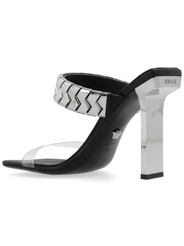 Versace Heeled Sandals, Women's, Black - VERSACE - BALAAN 5