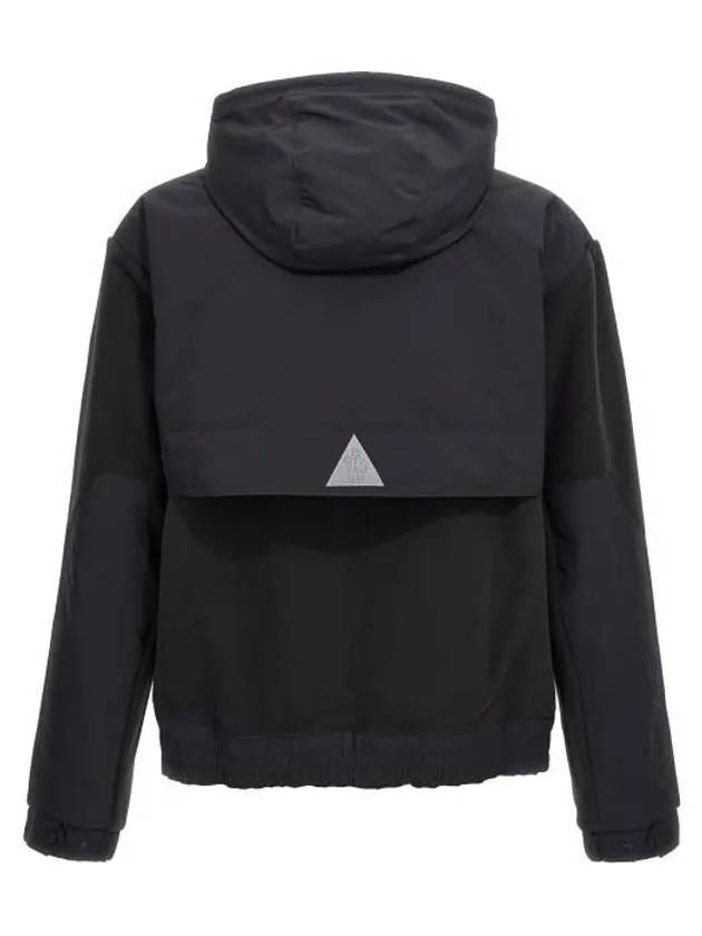 Grenoble Zip Up Hoodie Black - MONCLER - BALAAN 3