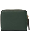 Plaque Zip Around Classic Grain Half Wallet Green - MULBERRY - BALAAN 3