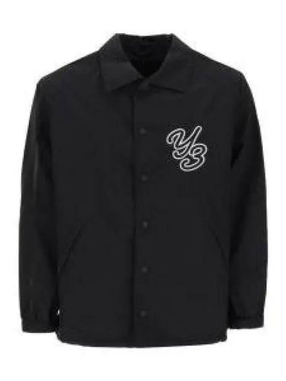 Logo Coach Jacket Black - Y-3 - BALAAN 2