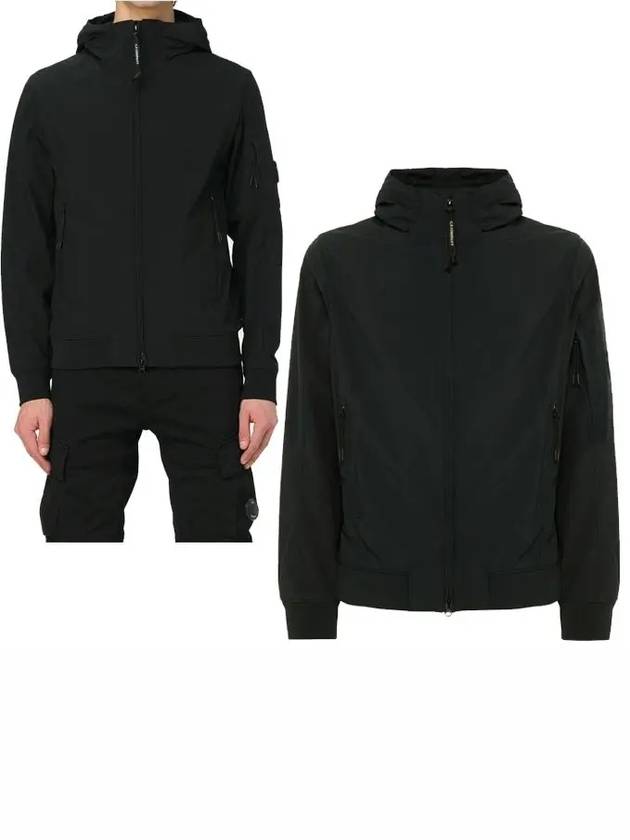 Shell R Hooded Jacket Black - CP COMPANY - BALAAN 2