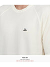 30/1 Sponge Fleece Short Sleeve Sweatshirt White - CP COMPANY - BALAAN 7