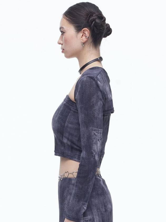 Denim Mesh Bolero BK - DILETTANTISME - BALAAN 4