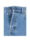 Cotton Label Jeans Blue - GUCCI - BALAAN 5