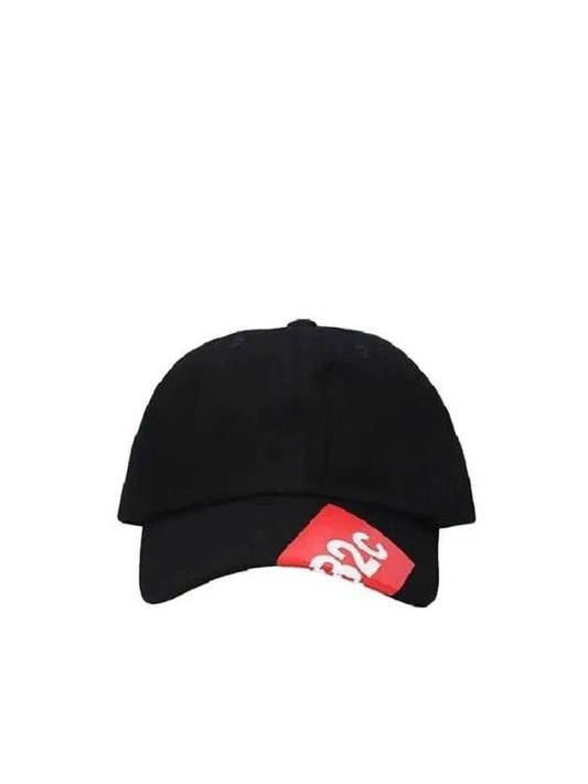 Logo Tape Cotton Ball Cap A 0001 BLACK - 032C - BALAAN 1