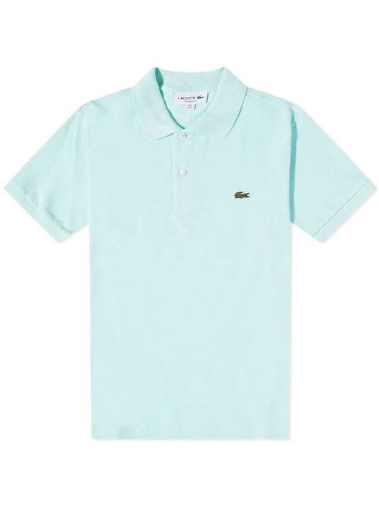 Men's Logo Classic Fit Cotton Short Sleeve Polo Shirt Mint - LACOSTE - BALAAN 1