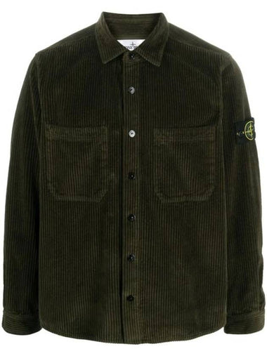 Stone Island Long Sleeve Shirt 791511311 V0058 Free Olive - STONE ISLAND - BALAAN 1