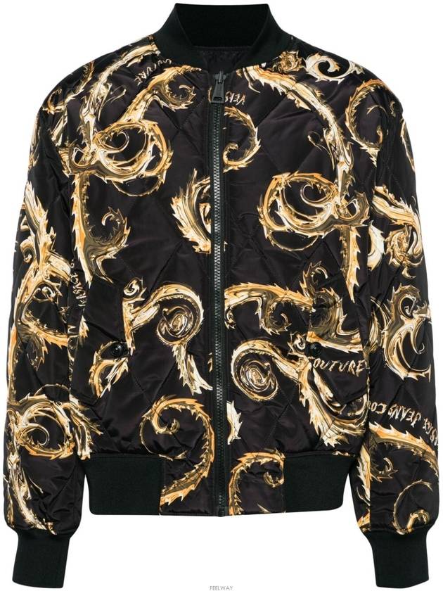 77GASD07CQD54G89 Chromo Couture Reversible Bomber Jacket - VERSACE - BALAAN 1