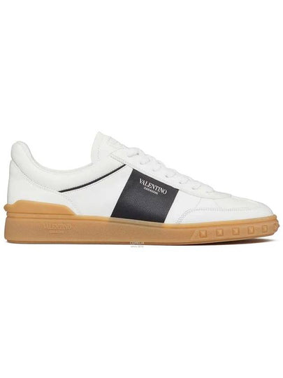 Up Village Low Top Sneakers White Black - VALENTINO - BALAAN 2