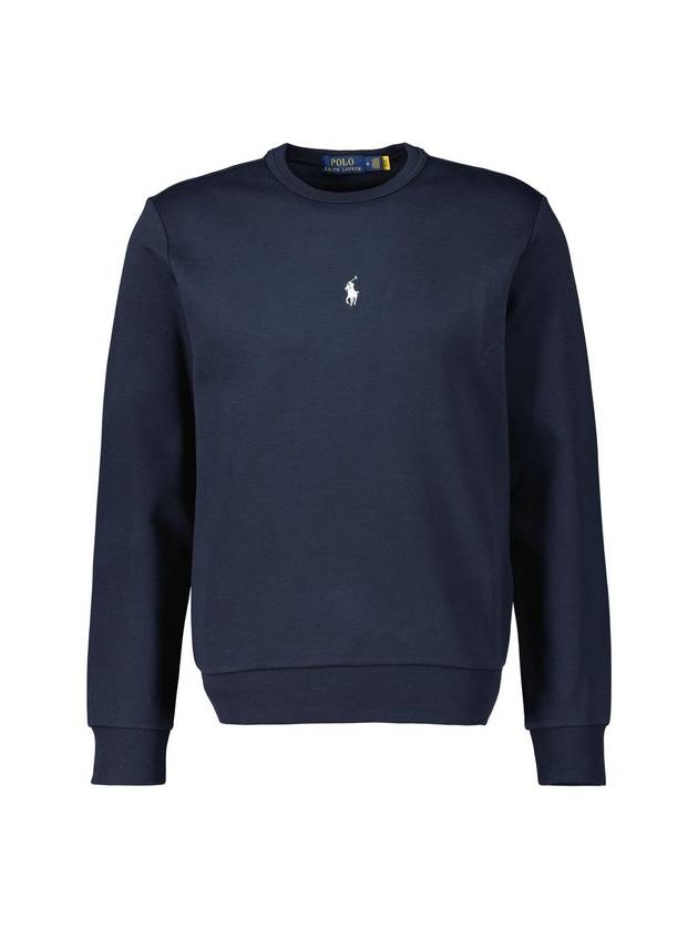 Embroidered Pony Logo Sweatshirt Navy - POLO RALPH LAUREN - BALAAN 1