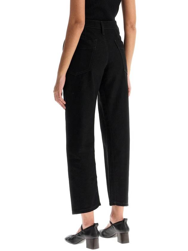 Mid-Rise Twisted Jeans Black - LEMAIRE - BALAAN 4