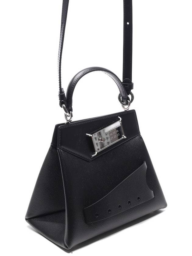 Snatched Handbag Small Tote Bag Black - MAISON MARGIELA - BALAAN 4