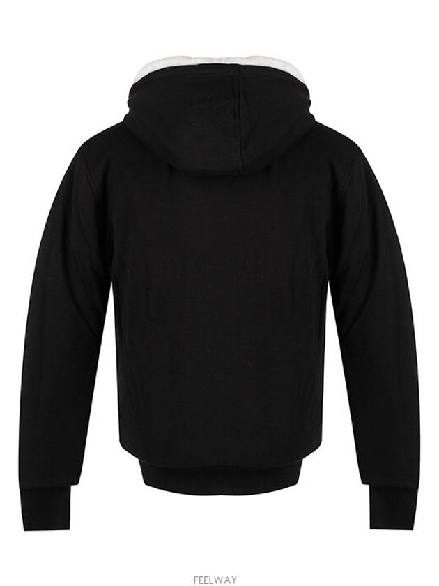 Classic Bunny Zip Up Hoodie White Lining Black - MOOSE KNUCKLES - BALAAN 4