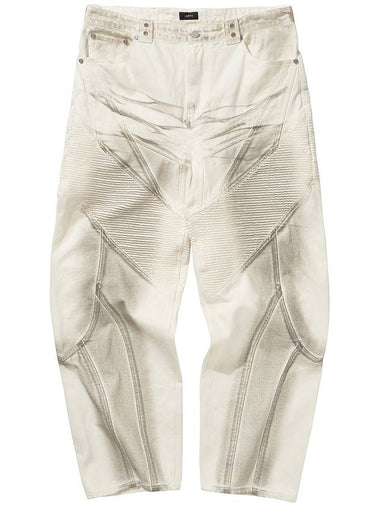 BIKER CUTTING JEANS WHITE - LIBERE - BALAAN 1