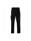 Men's Waffen Patch Utility Cargo Straight Pants Black - STONE ISLAND - BALAAN 1