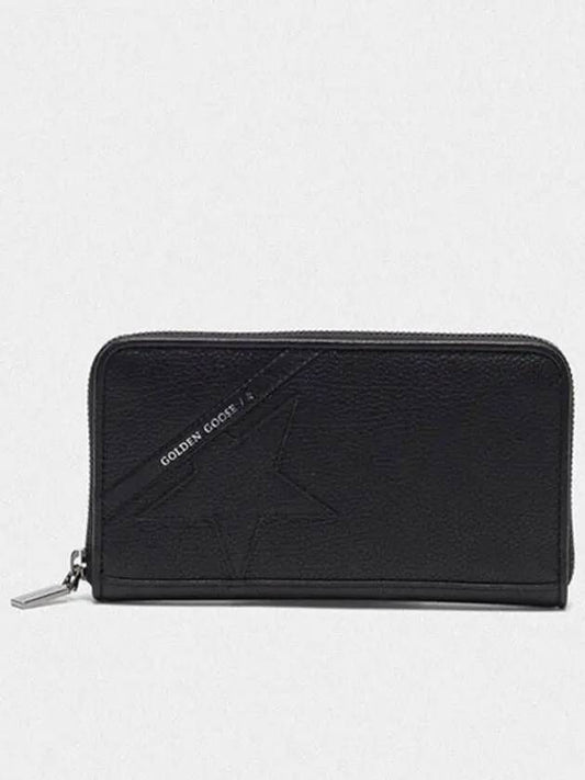 KOREA Women s Star Large Zipper Wallet G36WA882 A1 Natural Black 271902 - GOLDEN GOOSE - BALAAN 1