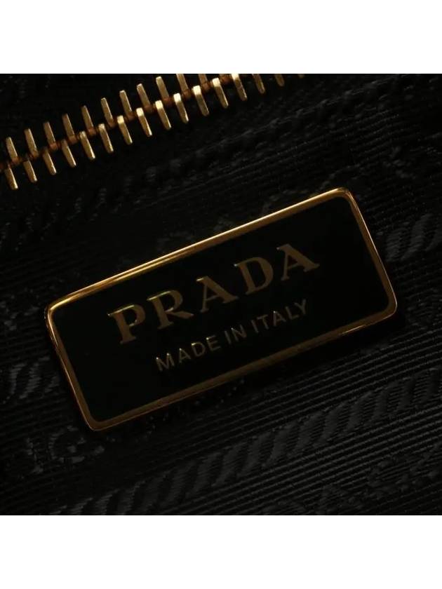 Re-Edition 2002 Re-Nylon and Brushed Leather Shoulder Bag Black - PRADA - BALAAN 7