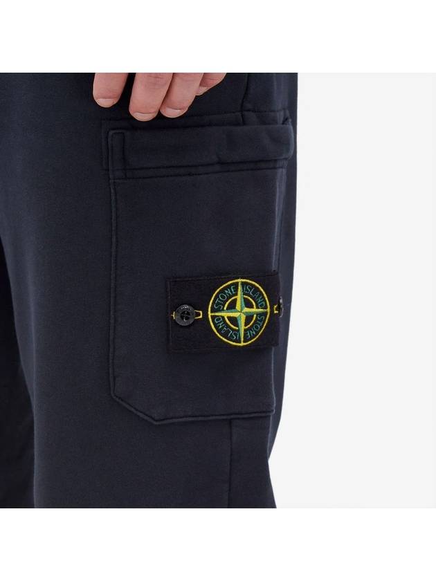 Compass Badge Capered Track Pants Navy - STONE ISLAND - BALAAN 6