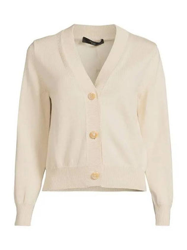 PECORA V neck cardigan Ecour 2425346061 001 - MAX MARA - BALAAN 1