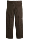 Double knee work pants dark brown 85283 DB - DICKIES - BALAAN 3