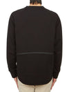 Metropolis Series Stretch Fleece Pocket Sweatshirt Black - CP COMPANY - BALAAN 4