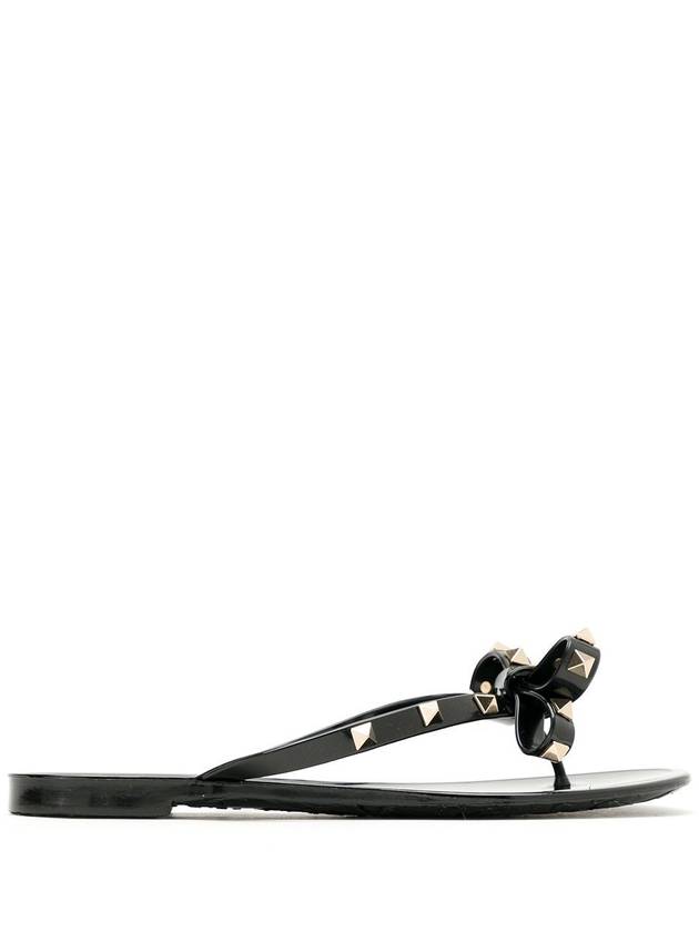 VALENTINO ROCKSTUD THONG SLIDE - VALENTINO - BALAAN 1