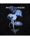 Luminous Jellyfish Back Logo Hoodie Black - WOOYOUNGMI - BALAAN 4