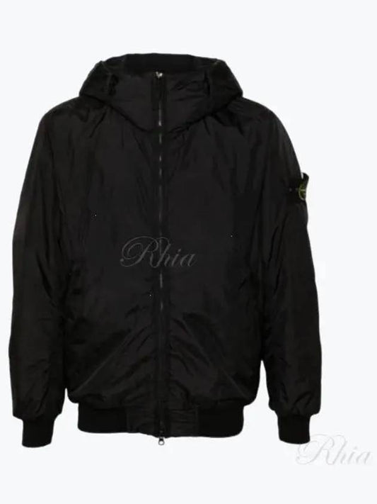 Crinkle Reps R NY Padding Black - STONE ISLAND - BALAAN 2