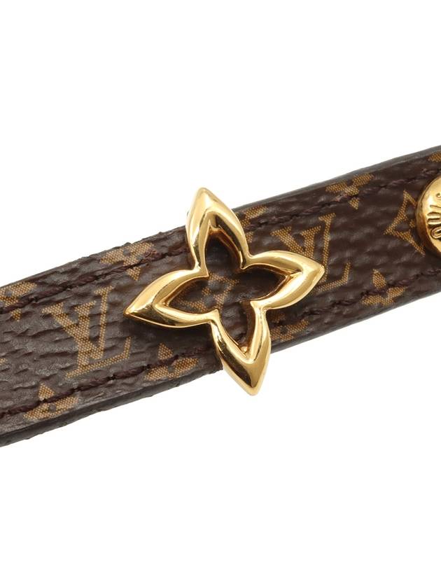 Monogram Canvas Gold Blooming Bracelet No 17 M6534F - LOUIS VUITTON - BALAAN 5