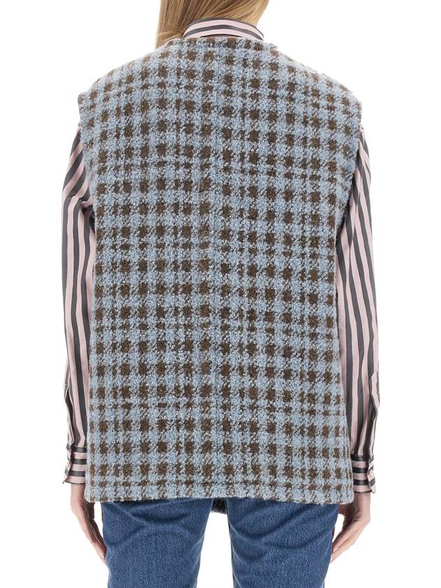 23 fw Light Blue Virgin Wool Blend Vest Jacket 115587251250 B0480783567 - ETRO - BALAAN 4