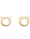 Gancini Small Earrings Gold - SALVATORE FERRAGAMO - BALAAN 2