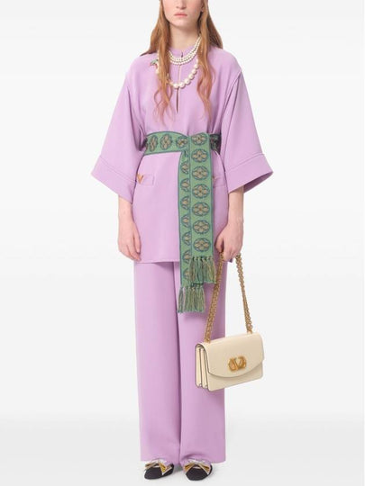 Valentino Trousers Lilac - VALENTINO - BALAAN 2