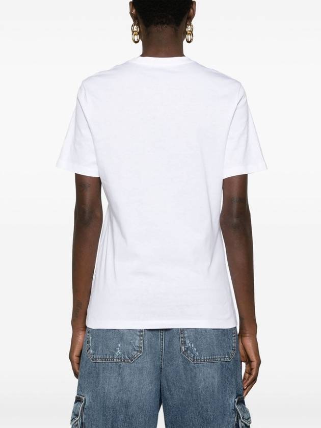 Short Sleeve T-Shirt 10142711A10145 2W110 White - VERSACE - BALAAN 6